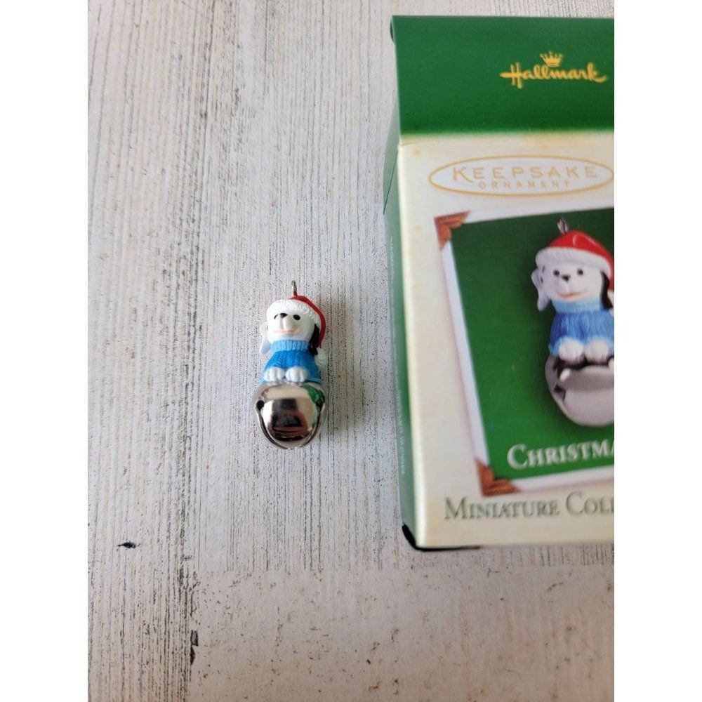 Hallmark Christmas bells 2005‎ Mini ornament Xmas Dalmatian Bell